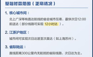 顺丰次晨达覆盖37城，哪些城市能享？