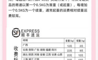 顺丰国际快递费用怎么查？