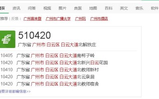 广州邮政编码是多少？