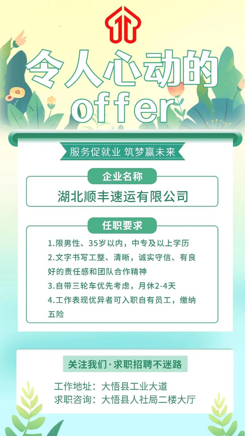 青浦区顺丰快递员招聘要求有哪些?-第3张图片-陕西物流货运 青浦区顺丰快递员招聘要求有哪些?-第3张图片-陕西物流货运