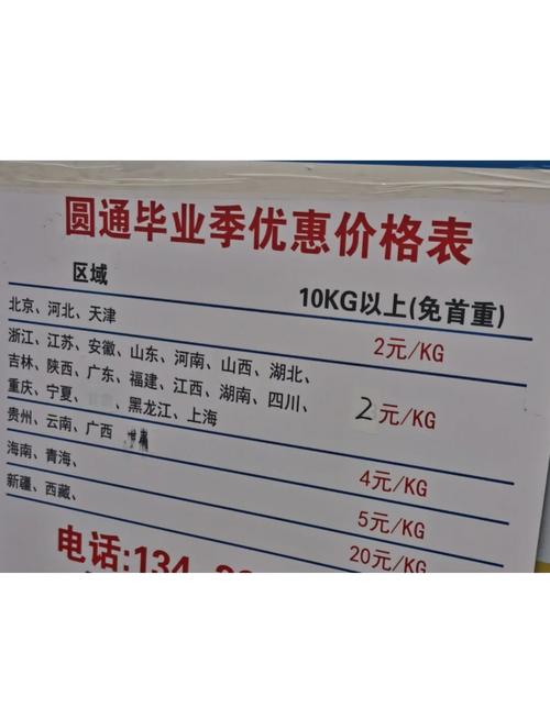 西安发圆通快递多少钱？-第2张图片-陕西物流货运